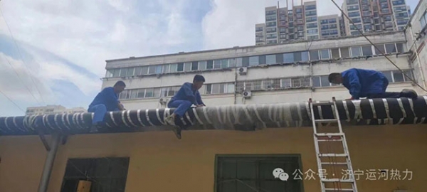 備戰(zhàn)供暖，全面開展小區(qū)試壓工作